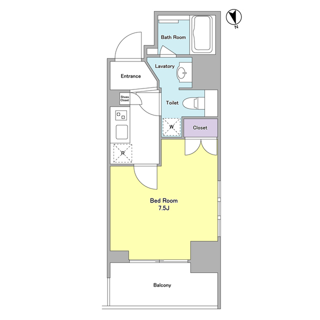 ラベイユ麻布十番の間取り
