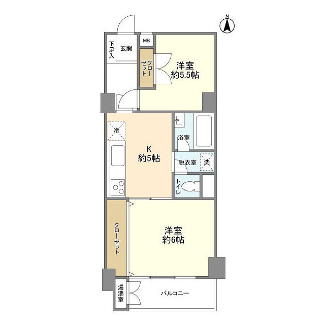三軒茶屋サンハイツの間取り