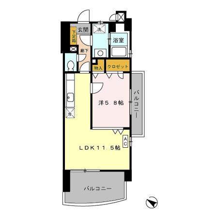 フォルスト平尾の間取り