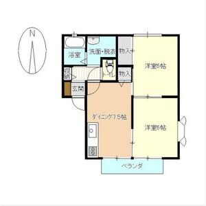 サンハイツアーデルⅤの間取り