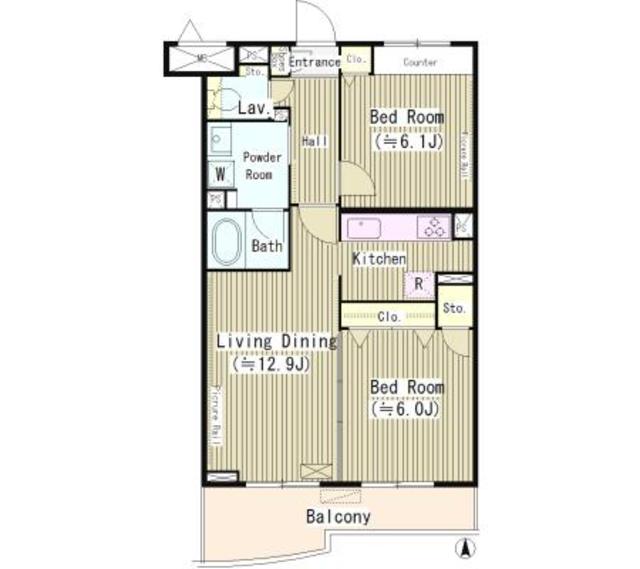 グリーンテラス久が原の間取り