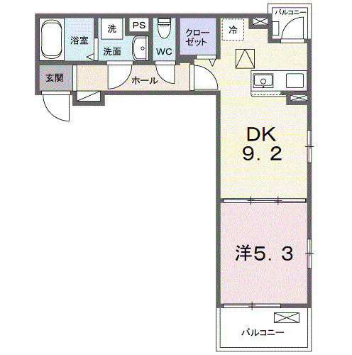 ヒカルサ熊谷曙町の間取り