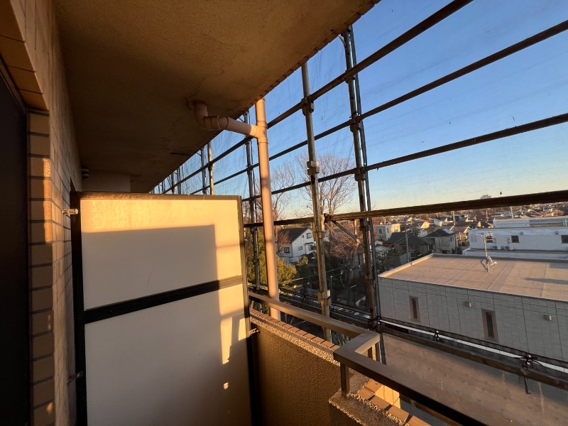 10/11 バルコニー