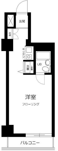 ライオンズマンション新富町第弐の間取り