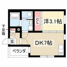 ハーモニーテラス草薙町Ⅳの間取り