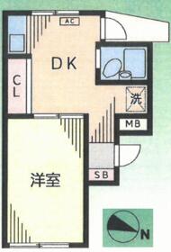 ドアーズ中延の間取り