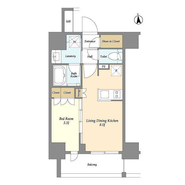 シーズンフラッツ大森北の間取り