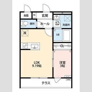 リーブルファイン八潮南川崎 1号棟の間取り