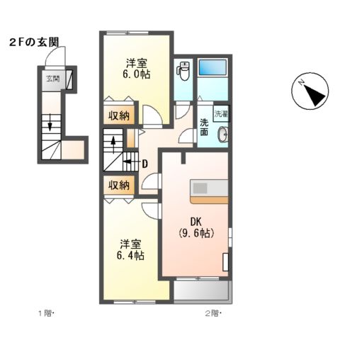 ステイブル湘南Ⅱの間取り