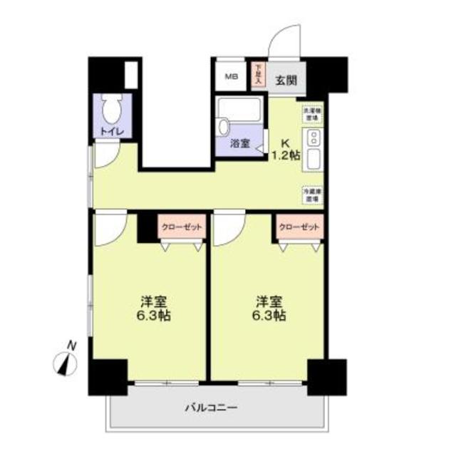 ロリエ笹塚の間取り