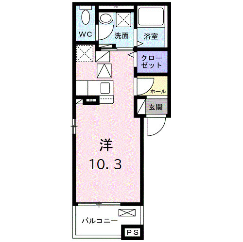 浜崎4丁目アパート(028245302)の間取り