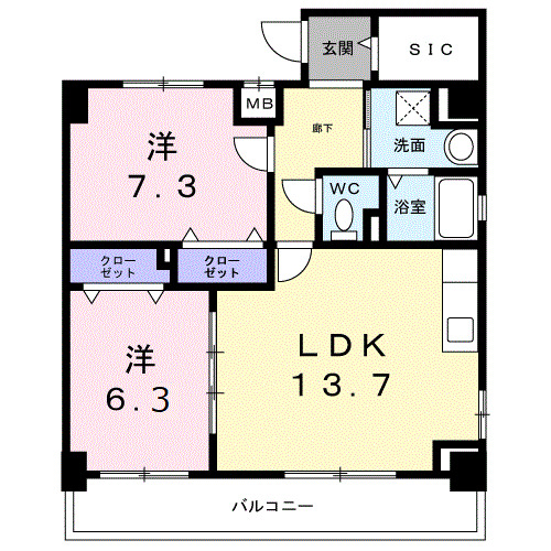 スリールステラの間取り
