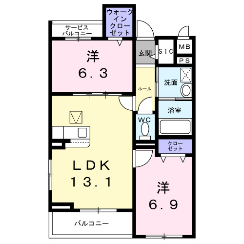 Stella日吉の間取り