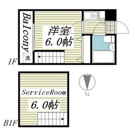 ジュネパレス新松戸第13の間取り