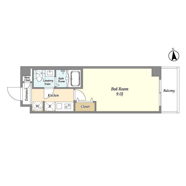 アルファコート八広の間取り