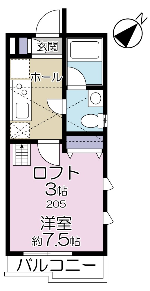 ベルファミールの間取り