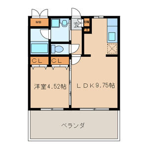 ウエスト フルハウスの間取り