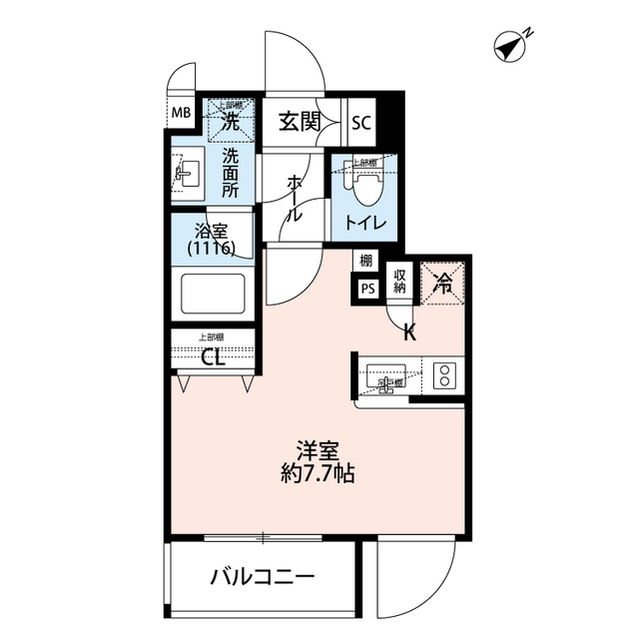 プレール・ドゥーク学芸大学Ⅱの間取り