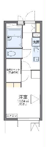 レオパレス田園調布Bの間取り