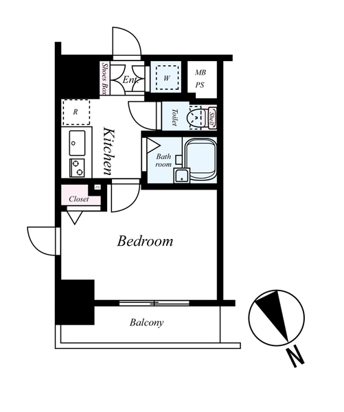 パークウェル麻布十番の間取り