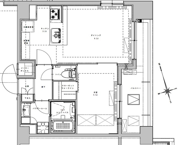 アジールコート大森西の間取り