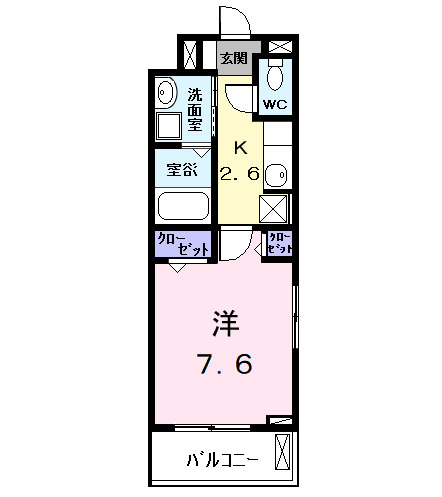 エクセルシオールⅡの間取り