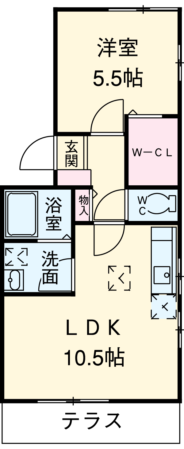 エスポアールの間取り