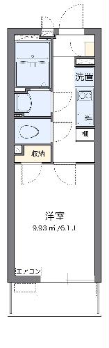クレイノ蔦元の間取り