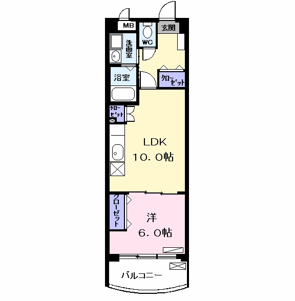 レジデンス高道の間取り