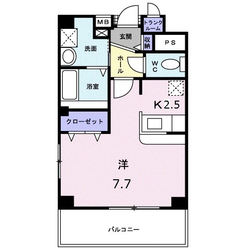 K・O レ-ベンの間取り