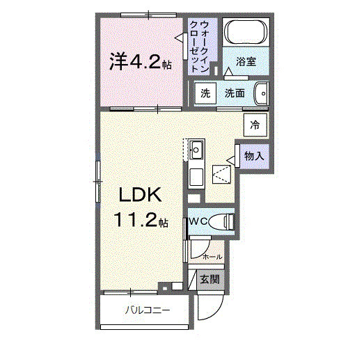 ヒカルサ焼津塩津ウエストの間取り