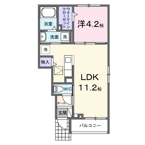 ヒカルサ藤枝茶町Ⅰの間取り