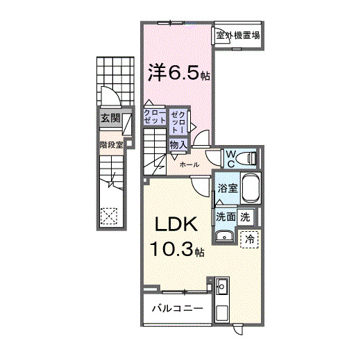 円光2丁目アパート(028327501)の間取り
