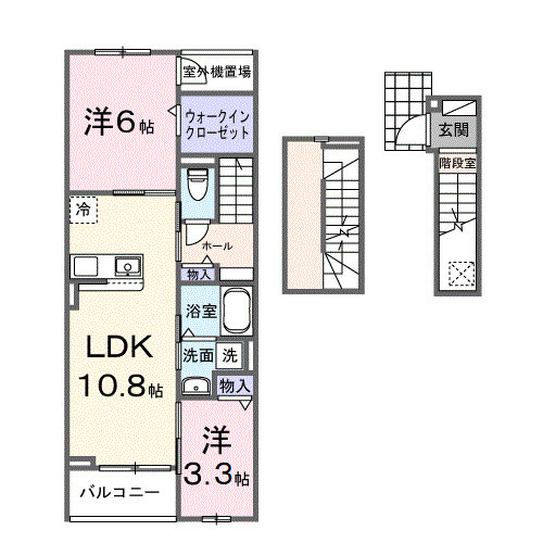 円光2丁目アパート(028327501)の間取り