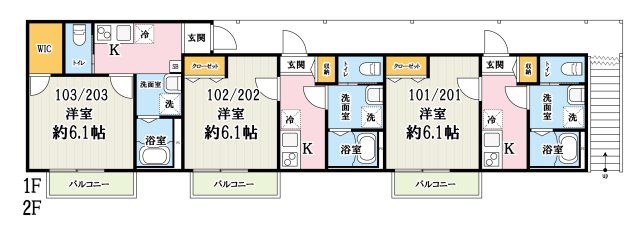 キャメル東大宮二丁目の間取り