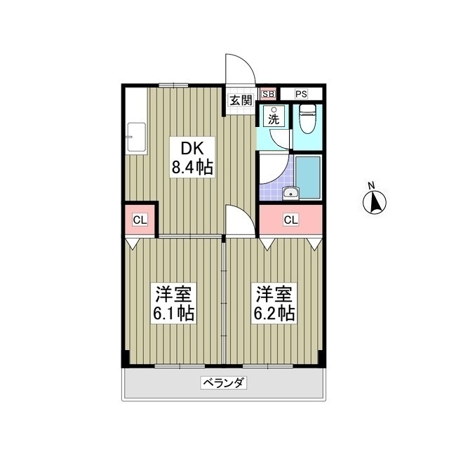 レジデンスホリの間取り