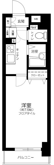 菱和パレス御茶ノ水駿河台の間取り