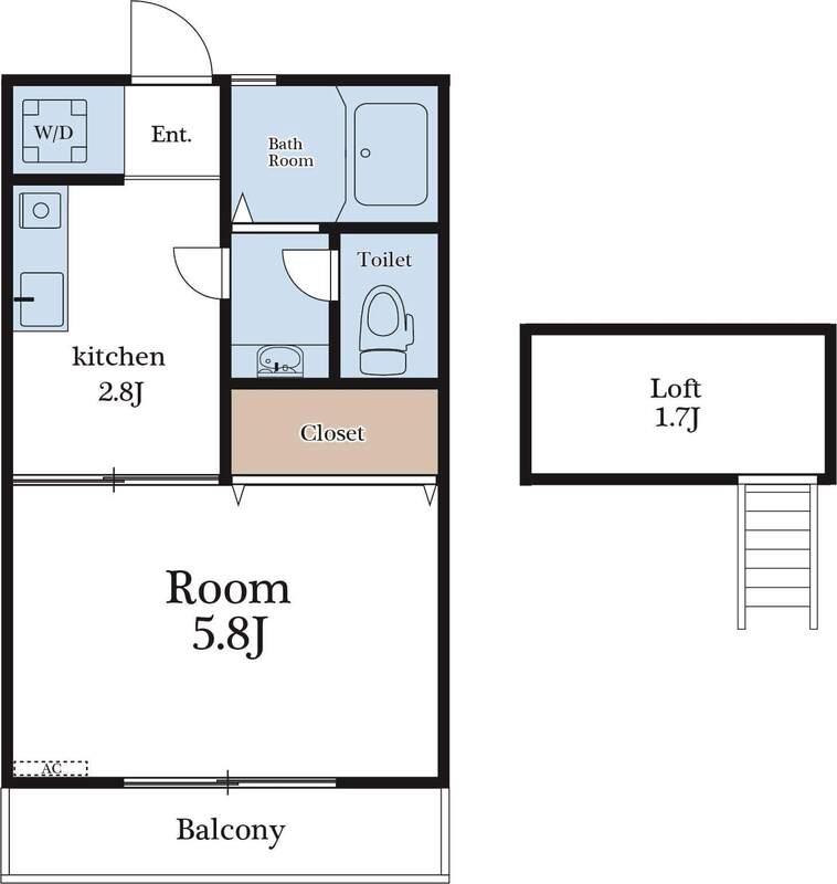 コーマス旭の間取り