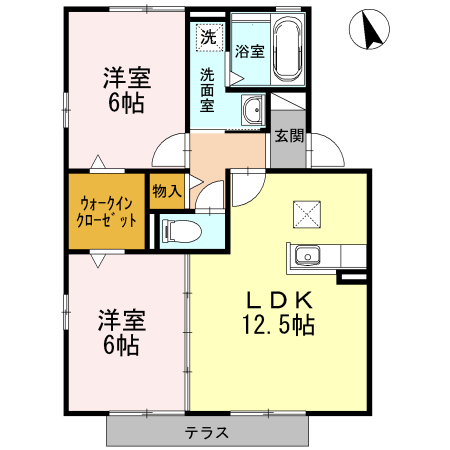 風の舞 南館の間取り