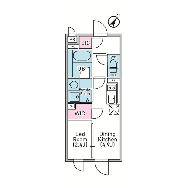 デュオメゾン渋谷松濤の間取り