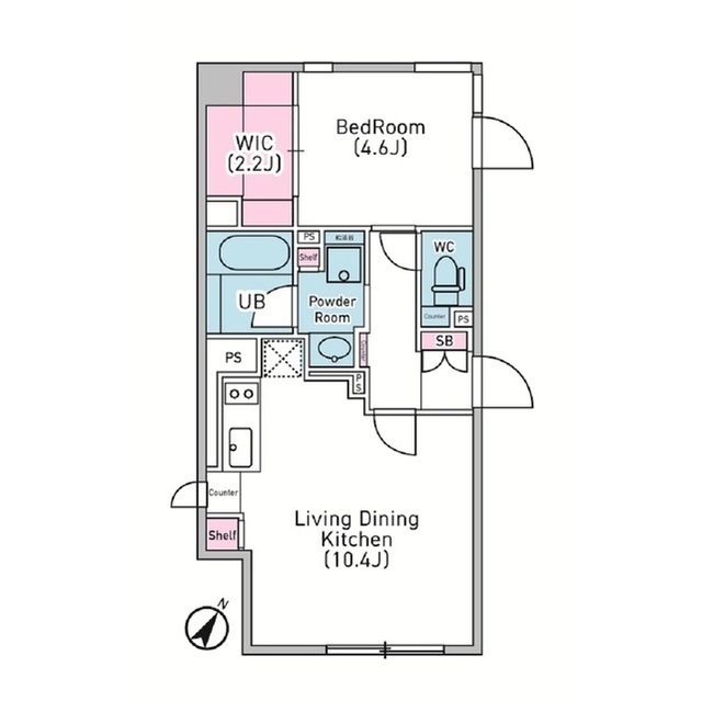 デュオメゾン渋谷松濤の間取り