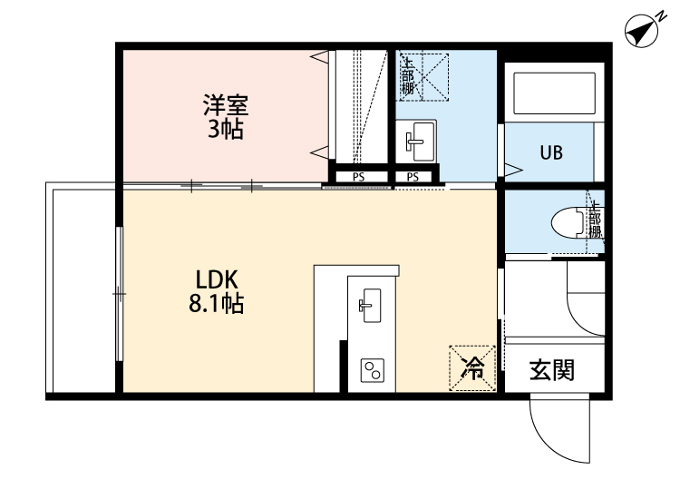robot home 北柏(ロボットホームキタカシワ)の間取り