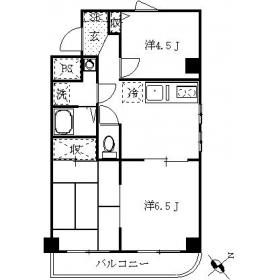 シャンポール梅澤の間取り