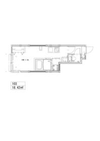 ソルナクレイシア都立大学の間取り