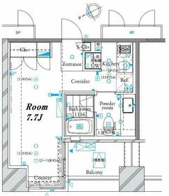 ザ・タワー芝浦の間取り
