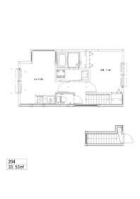 ソルナクレイシア都立大学の間取り