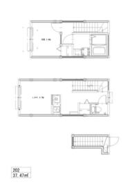 ソルナクレイシア都立大学の間取り