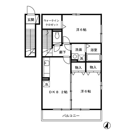 アムールの間取り