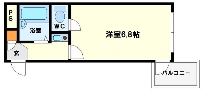 ジオナ新大阪の間取り
