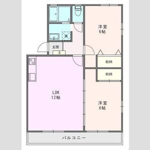 メゾンクオーレの間取り